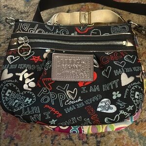 Coach Black Multicolor Women's Bag